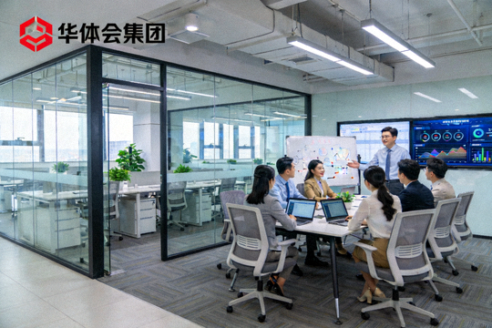 华体会集团现代化办公环境与团队协作场景展示